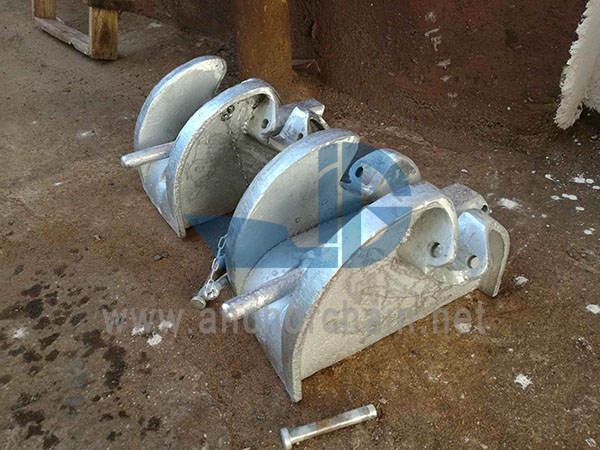 CB 286-84 Hebelkettenstopper aus Stahlguss
