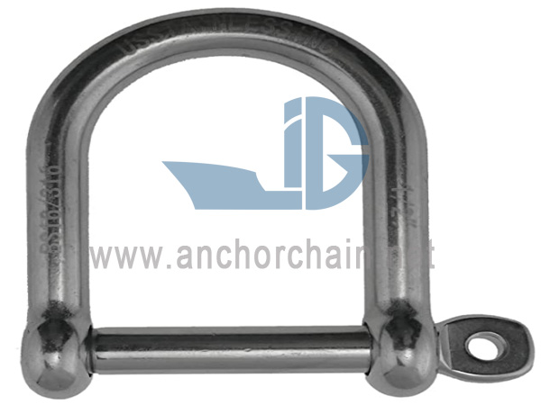 Breiter D-Schäkel, SS304 ODER SS316