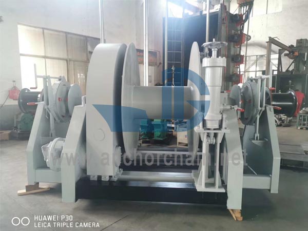 Hydraulische kombinierte Ankerwinde mit Doppelwelle