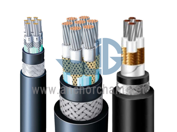 JIS C3410 Schiffssteuerkabel mit individuellem Schirm