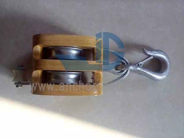 JIS F3426 Ships internalbound Holzblock doppelt mit Link