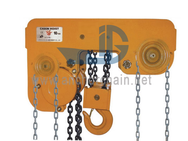 Manueller Kettenzug mit niedriger Bauhöhe